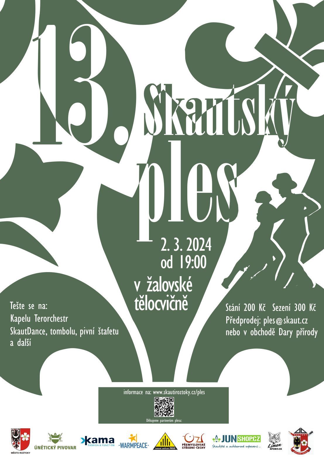 Plakát 13. skautského plesu zobrazit plakát